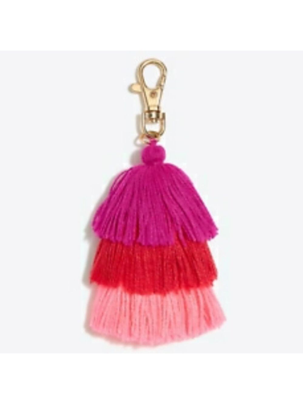 J. Crew Tassel Keychain